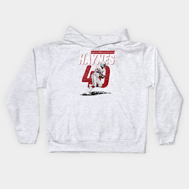 Mike Haynes New England Dash Kids Hoodie by Buya_Hamkac